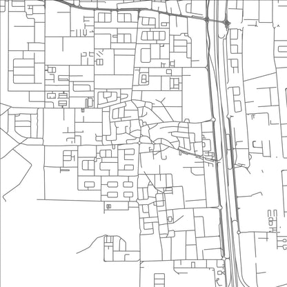 ROAD MAP OF UMM ŞALĀL ‘ALĪ, QATAR BY MAPBAKES