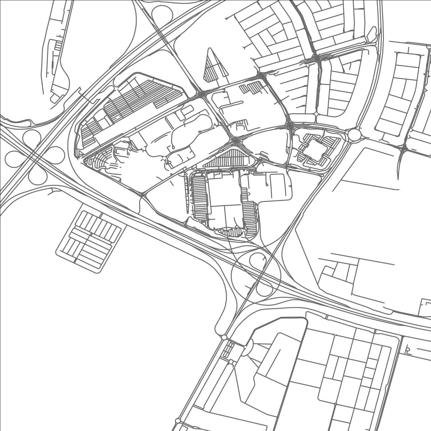 ROAD MAP OF ZAR‘ AL ‘ATĪYAH, QATAR BY MAPBAKES