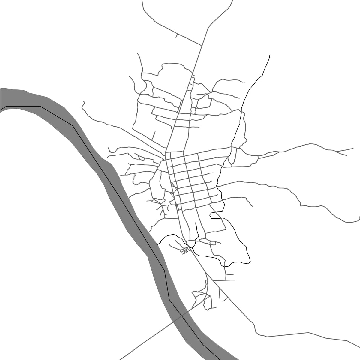 ROAD MAP OF BAFWASENDE, DEMOCRATIC REPUBLIC OF THE CONGO BY MAPBAKES