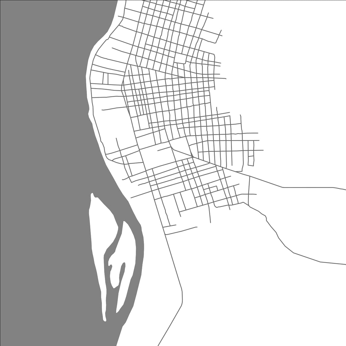 ROAD MAP OF BOLOBO, DEMOCRATIC REPUBLIC OF THE CONGO BY MAPBAKES