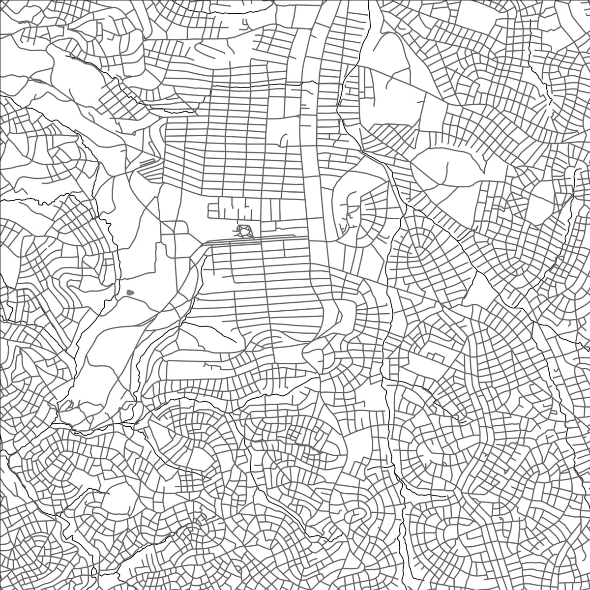 ROAD MAP OF BUTEMBO, DEMOCRATIC REPUBLIC OF THE CONGO BY MAPBAKES
