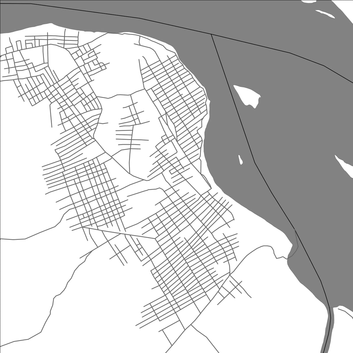 ROAD MAP OF DIBAYA-LUBWE, DEMOCRATIC REPUBLIC OF THE CONGO BY MAPBAKES
