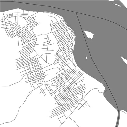 ROAD MAP OF DIBAYA-LUBWE, DEMOCRATIC REPUBLIC OF THE CONGO BY MAPBAKES
