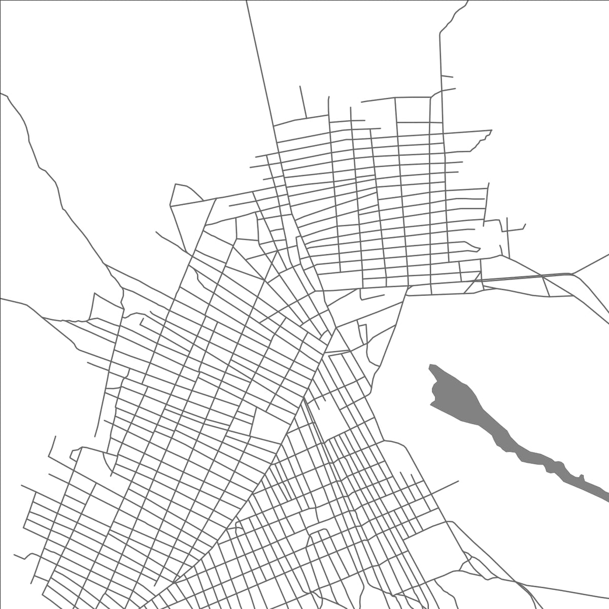 ROAD MAP OF KAHEMBA, DEMOCRATIC REPUBLIC OF THE CONGO BY MAPBAKES