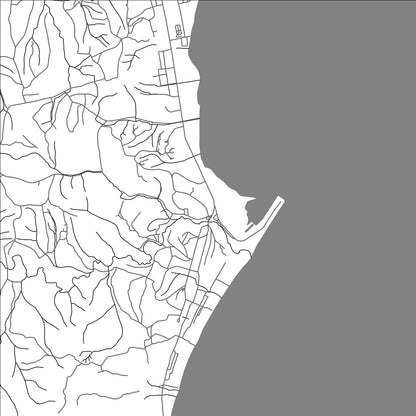 ROAD MAP OF KALEMIE, DEMOCRATIC REPUBLIC OF THE CONGO BY MAPBAKES