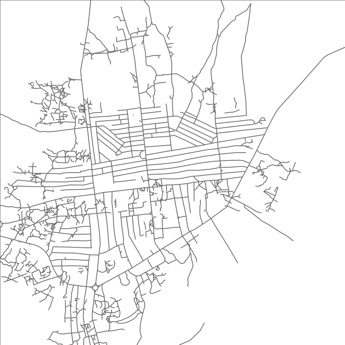 ROAD MAP OF KASONGO, DEMOCRATIC REPUBLIC OF THE CONGO BY MAPBAKES