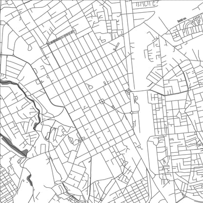 ROAD MAP OF LUBUMBASHI, DEMOCRATIC REPUBLIC OF THE CONGO BY MAPBAKES