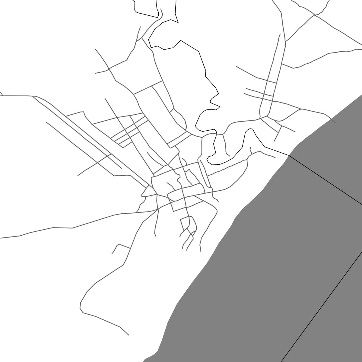 ROAD MAP OF LUOZI, DEMOCRATIC REPUBLIC OF THE CONGO BY MAPBAKES