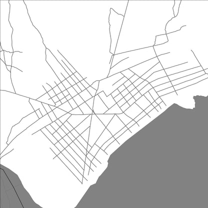 ROAD MAP OF MULONGO, DEMOCRATIC REPUBLIC OF THE CONGO BY MAPBAKES