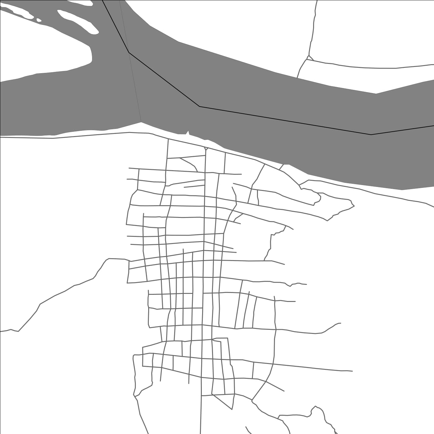 ROAD MAP OF YAKOMA, DEMOCRATIC REPUBLIC OF THE CONGO BY MAPBAKES