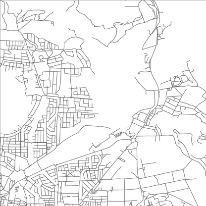 ROAD MAP OF DOUGLAS, SAINT KITTS AND NEVIS BY MAPBAKES