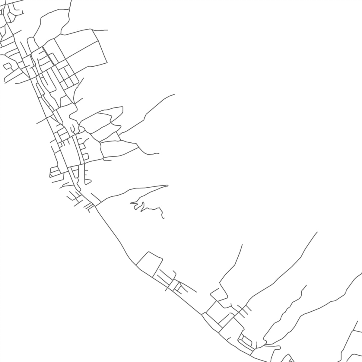 ROAD MAP OF SANDY POINT TOWN, SAINT KITTS AND NEVIS BY MAPBAKES