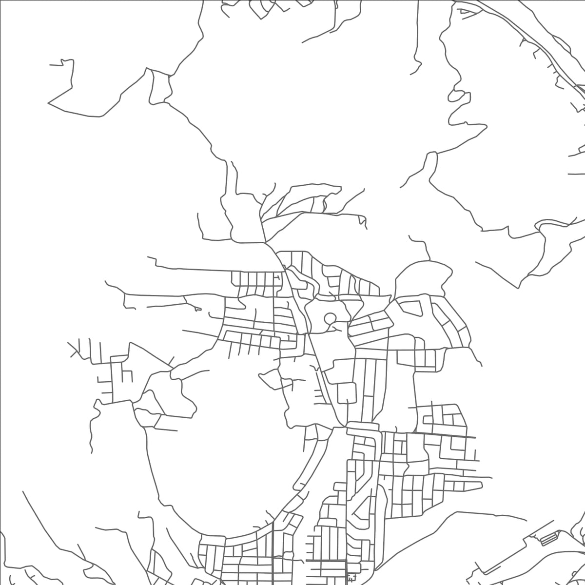 ROAD MAP OF STAPLETON, SAINT KITTS AND NEVIS BY MAPBAKES