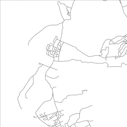ROAD MAP OF TRANTS, SAINT KITTS AND NEVIS BY MAPBAKES