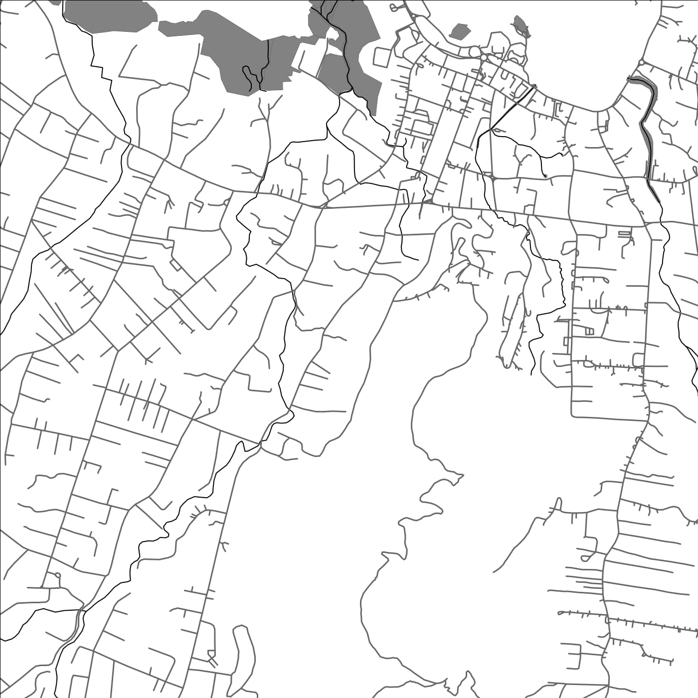 ROAD MAP OF ALAMAGOTO, SAMOA BY MAPBAKES