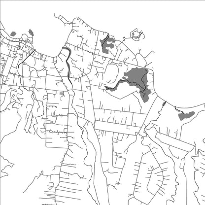 ROAD MAP OF FAATOIA, SAMOA BY MAPBAKES