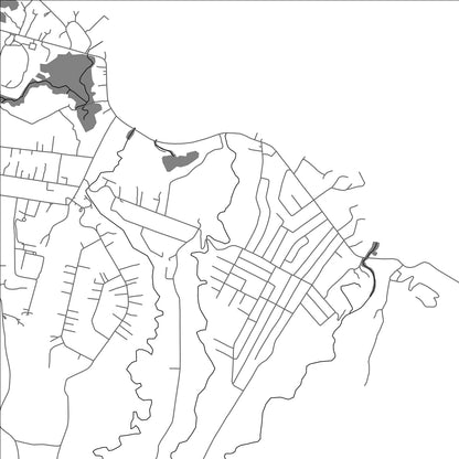 ROAD MAP OF LARA LAFA, SAMOA BY MAPBAKES