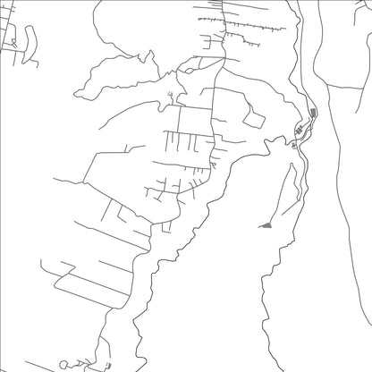 ROAD MAP OF LETAVA, SAMOA BY MAPBAKES