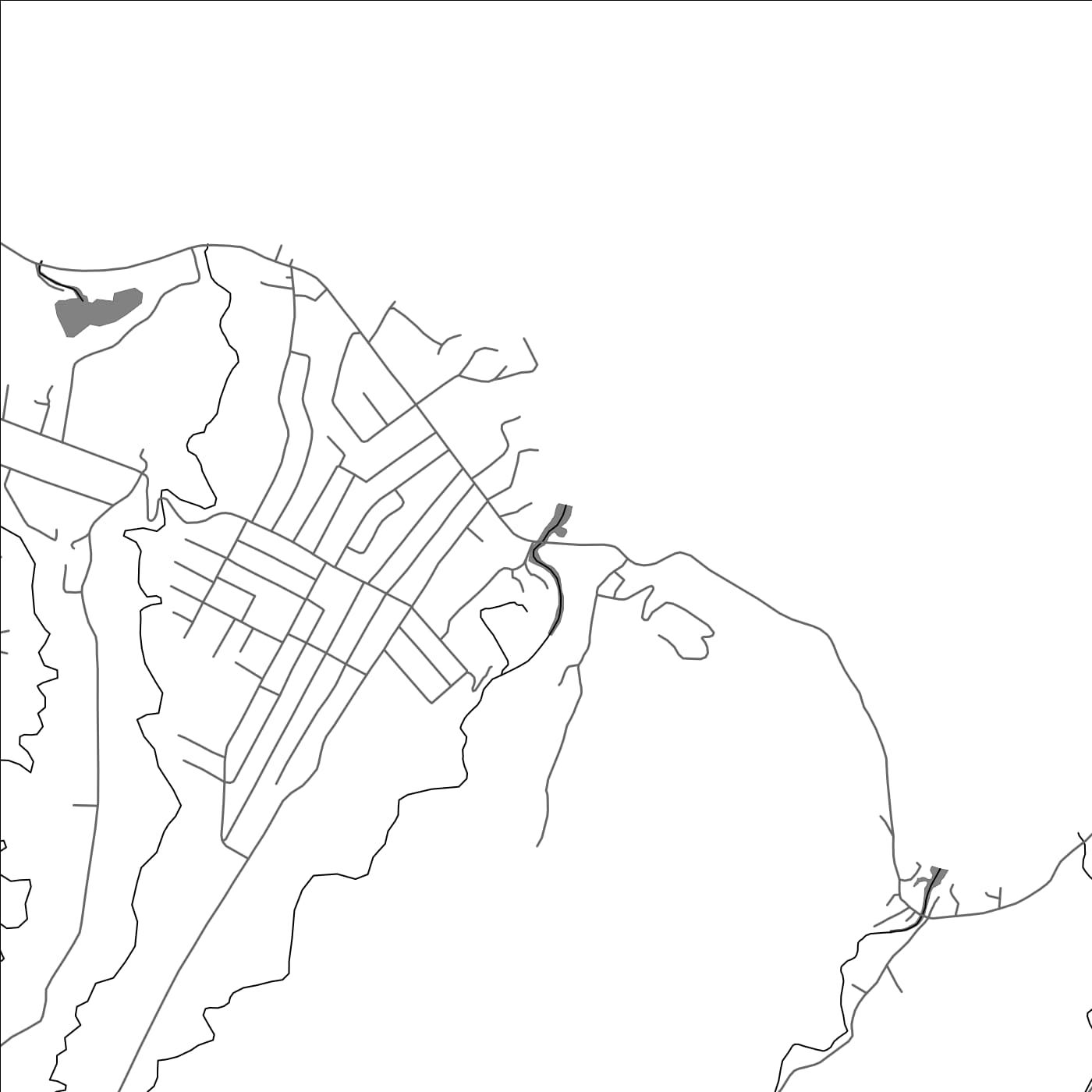 ROAD MAP OF LETOGO, SAMOA BY MAPBAKES