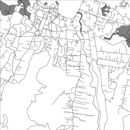 ROAD MAP OF LEUFISA, SAMOA BY MAPBAKES