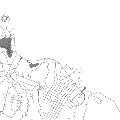 ROAD MAP OF MAALAULI, SAMOA BY MAPBAKES