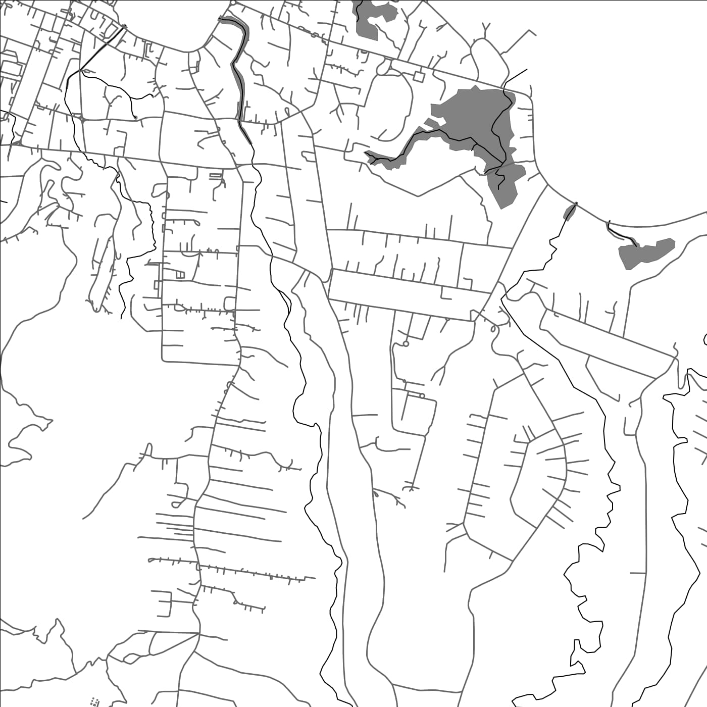 ROAD MAP OF MAGIAGI, SAMOA BY MAPBAKES