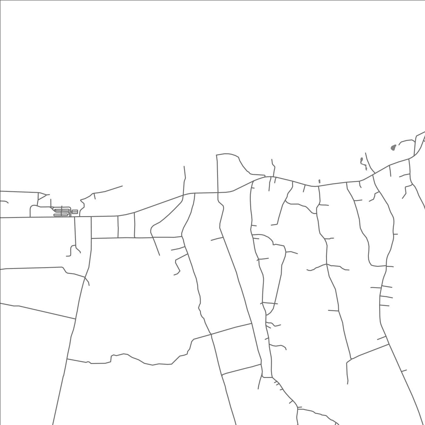 ROAD MAP OF MULIFANUA, SAMOA BY MAPBAKES