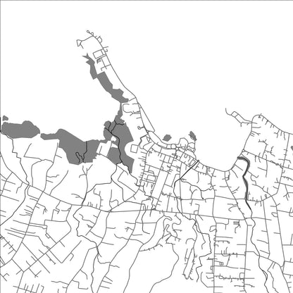 ROAD MAP OF SAVALALO, SAMOA BY MAPBAKES