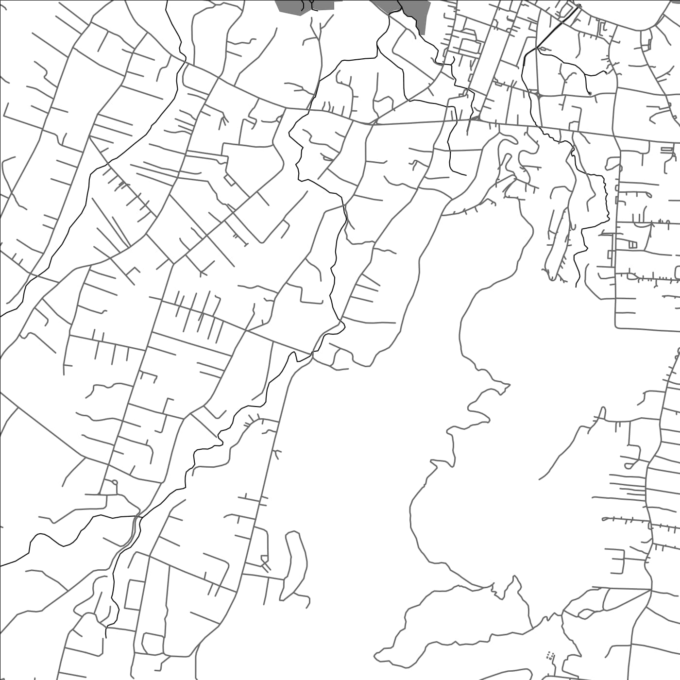 ROAD MAP OF SINAMOGA, SAMOA BY MAPBAKES