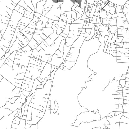 ROAD MAP OF SINAMOGA, SAMOA BY MAPBAKES