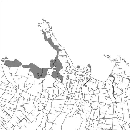 ROAD MAP OF SOGI, SAMOA BY MAPBAKES