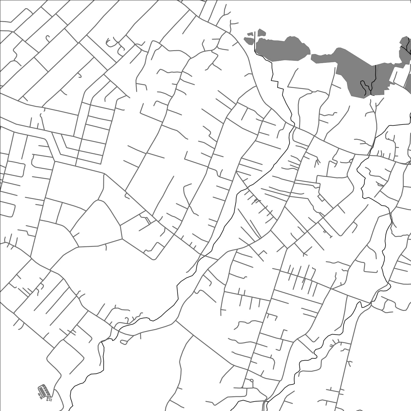 ROAD MAP OF TALIMATAU, SAMOA BY MAPBAKES