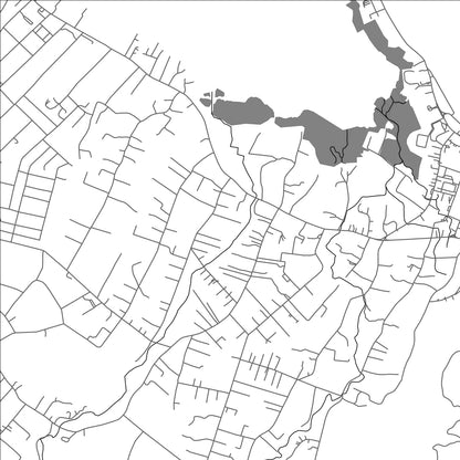 ROAD MAP OF TULAELE, SAMOA BY MAPBAKES