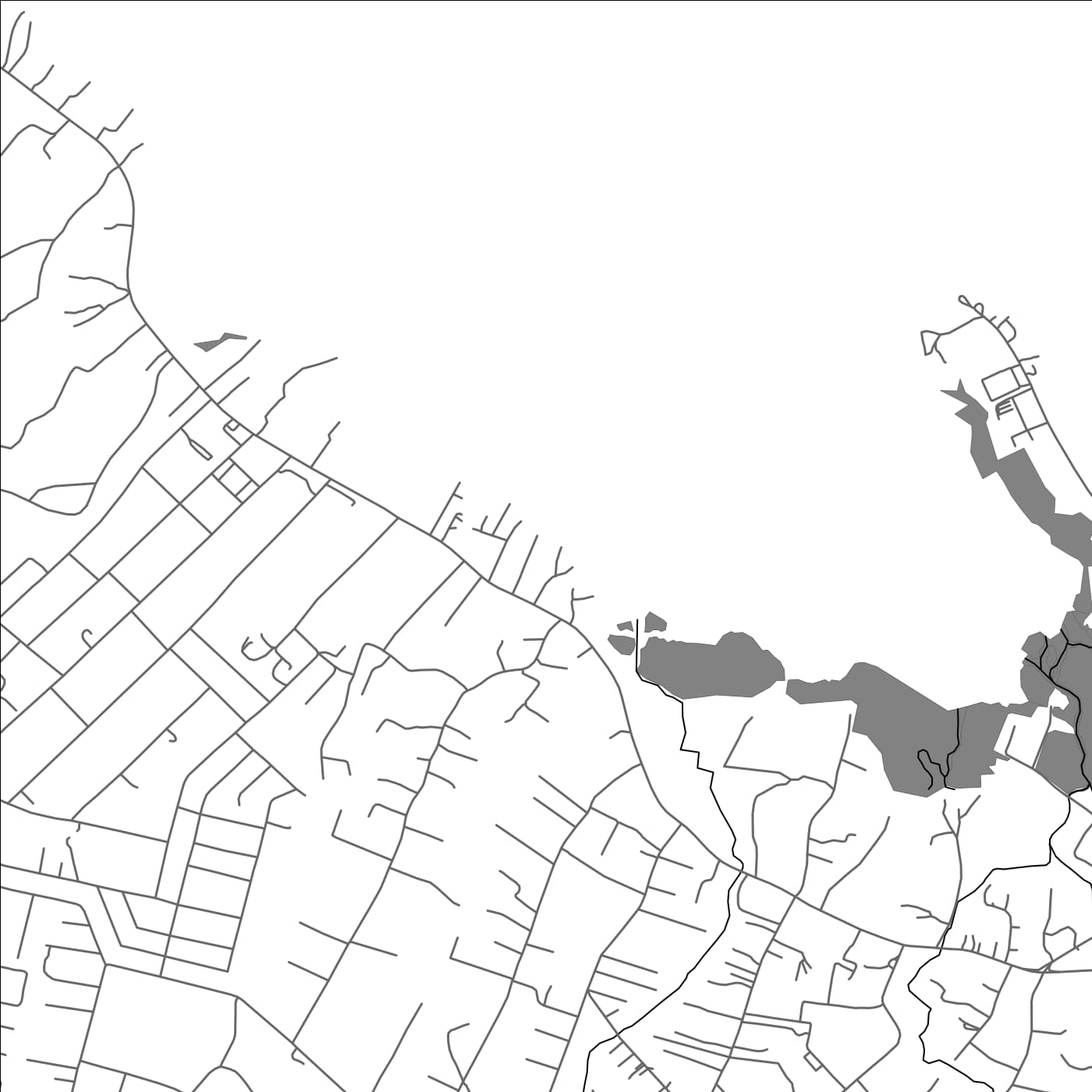 ROAD MAP OF VAIGAGA, SAMOA BY MAPBAKES