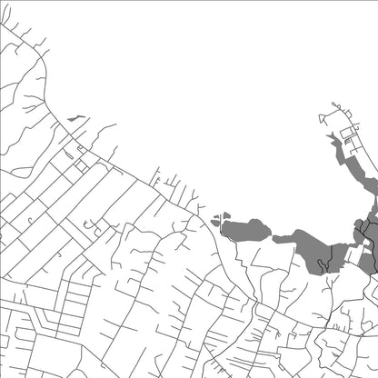 ROAD MAP OF VAIGAGA, SAMOA BY MAPBAKES