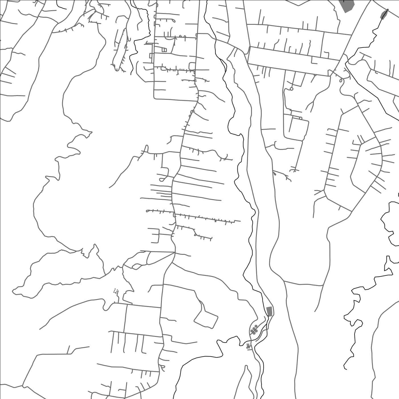 ROAD MAP OF VAILIMA, SAMOA BY MAPBAKES