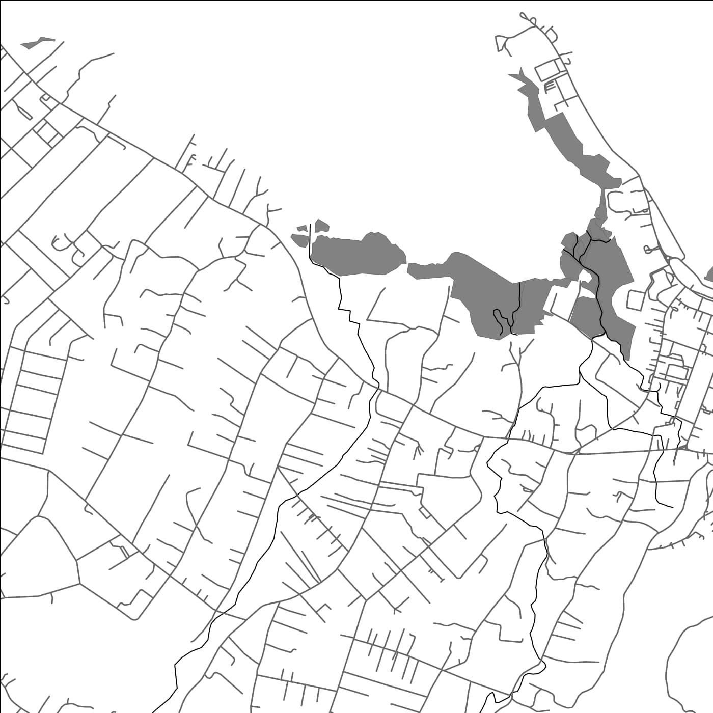 ROAD MAP OF VAITOLOA, SAMOA BY MAPBAKES