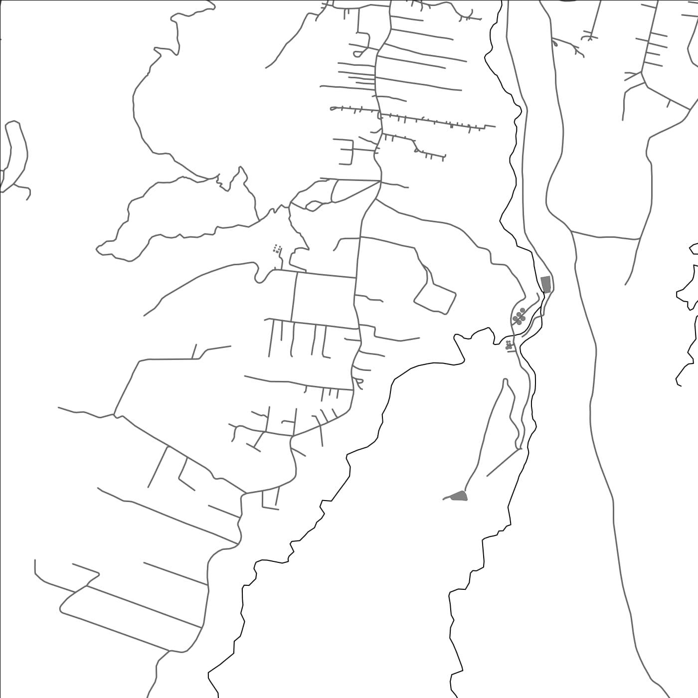 ROAD MAP OF VAOALA, SAMOA BY MAPBAKES