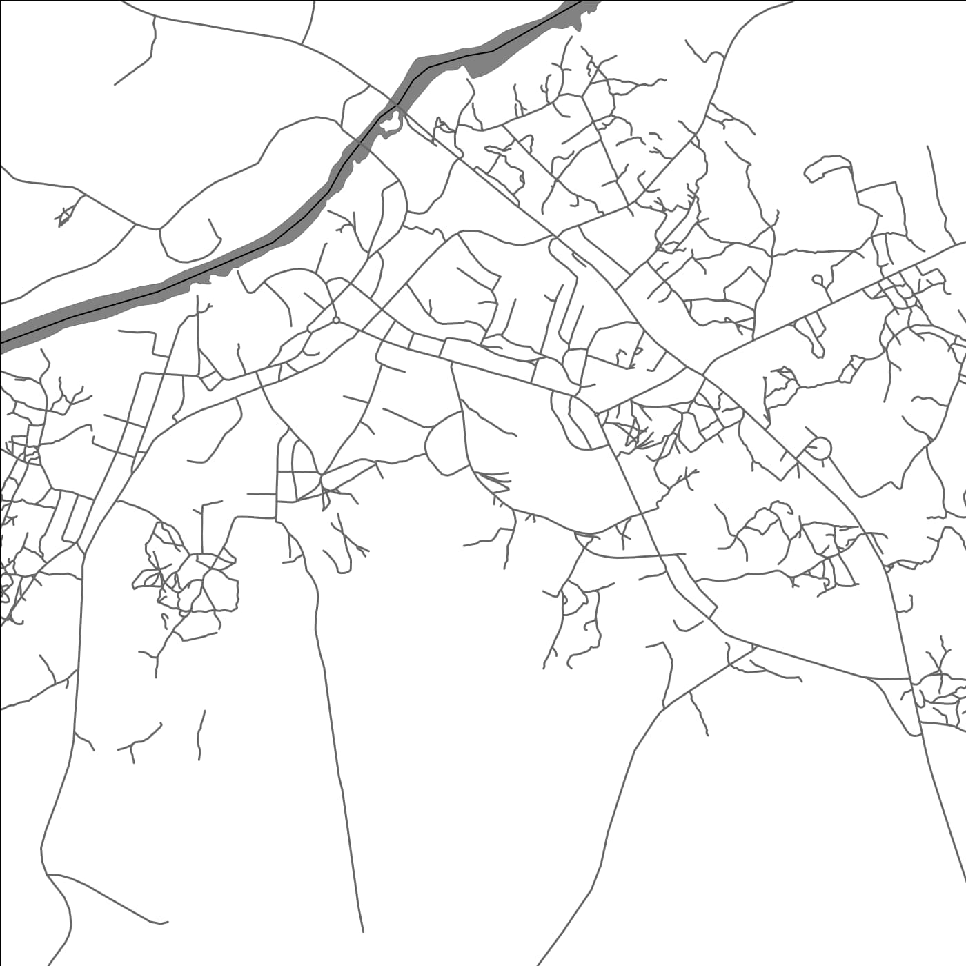 ROAD MAP OF MAGBURAKA, SIERRA LEONE BY MAPBAKES