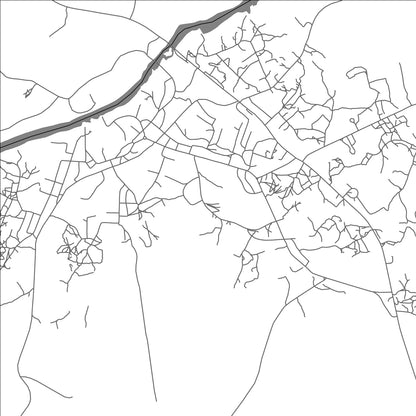 ROAD MAP OF MAGBURAKA, SIERRA LEONE BY MAPBAKES