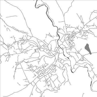 ROAD MAP OF MOYAMBA, SIERRA LEONE BY MAPBAKES