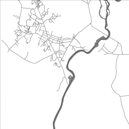 ROAD MAP OF PUJEHUN, SIERRA LEONE BY MAPBAKES