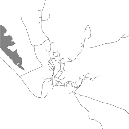 ROAD MAP OF AUKI, SOLOMON ISLANDS BY MAPBAKES