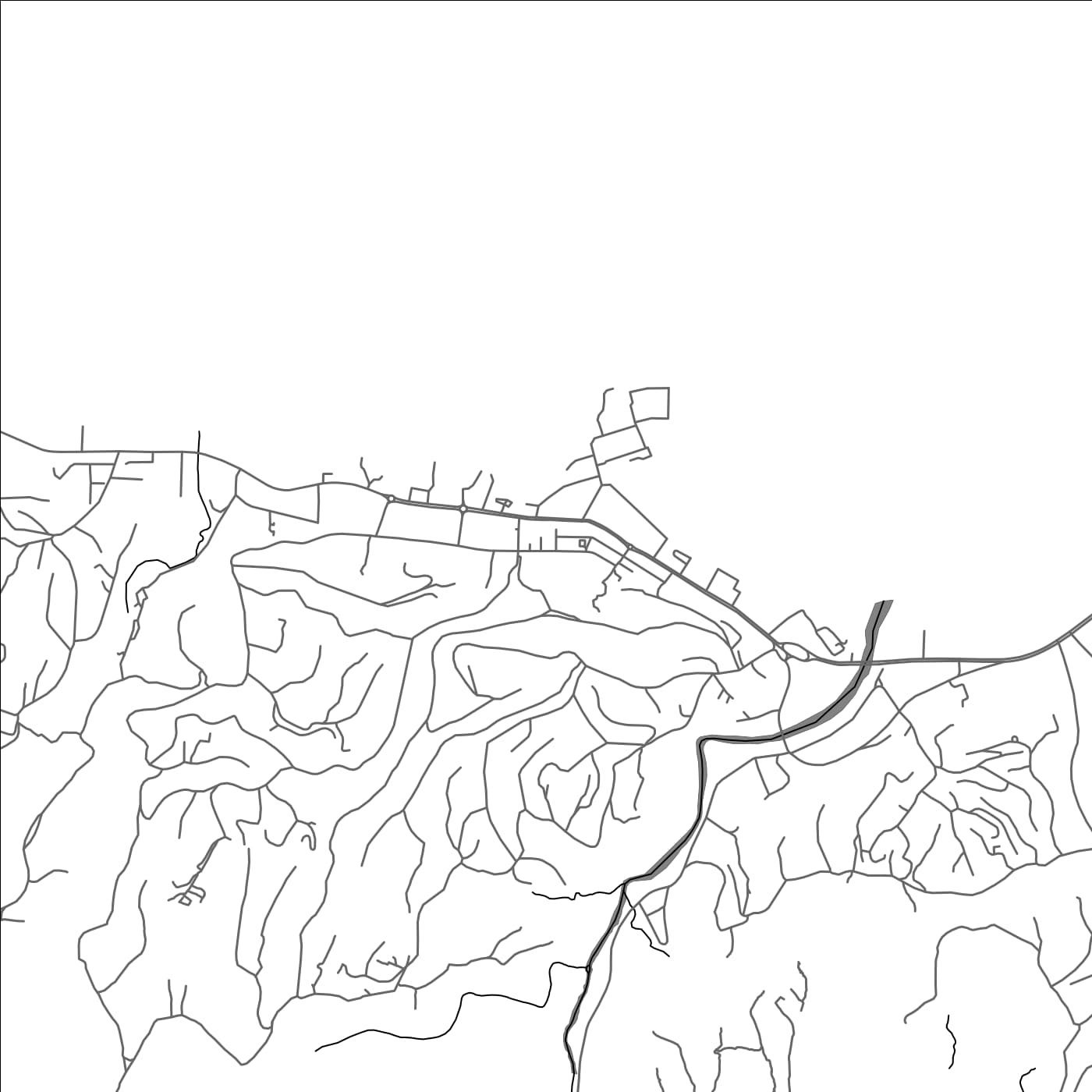 ROAD MAP OF HONIARA, SOLOMON ISLANDS BY MAPBAKES