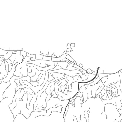 ROAD MAP OF HONIARA, SOLOMON ISLANDS BY MAPBAKES