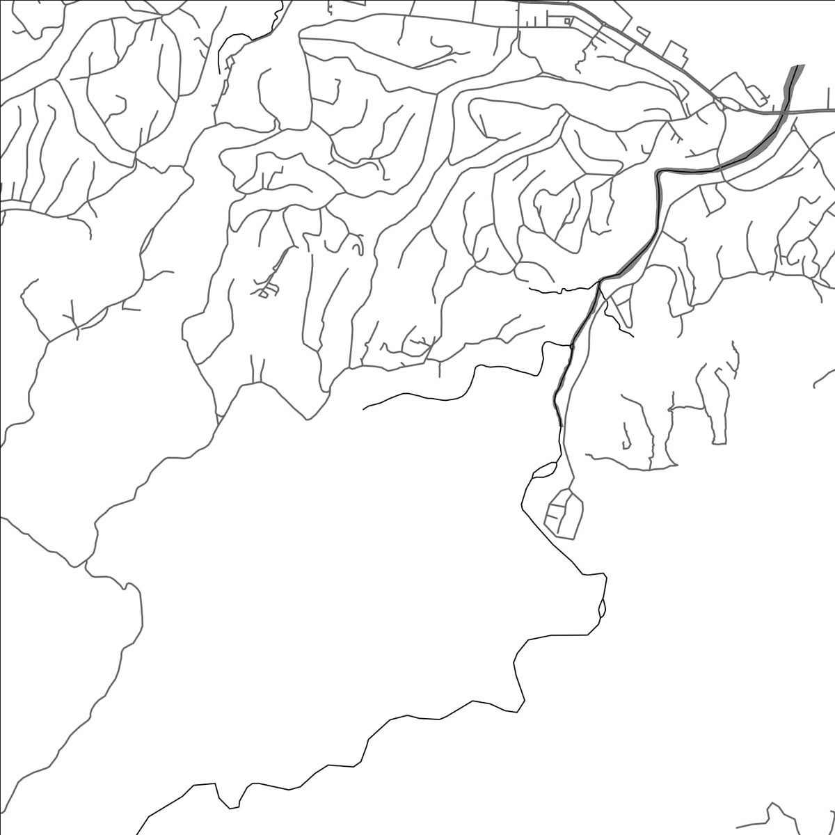 ROAD MAP OF KICHO, SOLOMON ISLANDS BY MAPBAKES