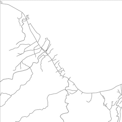 ROAD MAP OF KOLUTOHA, SOLOMON ISLANDS BY MAPBAKES