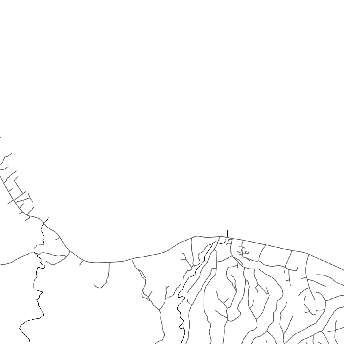 ROAD MAP OF KOVARE, SOLOMON ISLANDS BY MAPBAKES