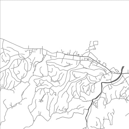 ROAD MAP OF TAMATANGGA, SOLOMON ISLANDS BY MAPBAKES