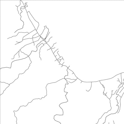 ROAD MAP OF TANAHAI, SOLOMON ISLANDS BY MAPBAKES